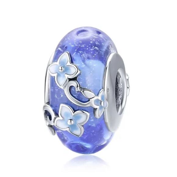 S925 DAISY FLOWER CHARM FOR PANDORA BRACELET - Picture 1 of 4